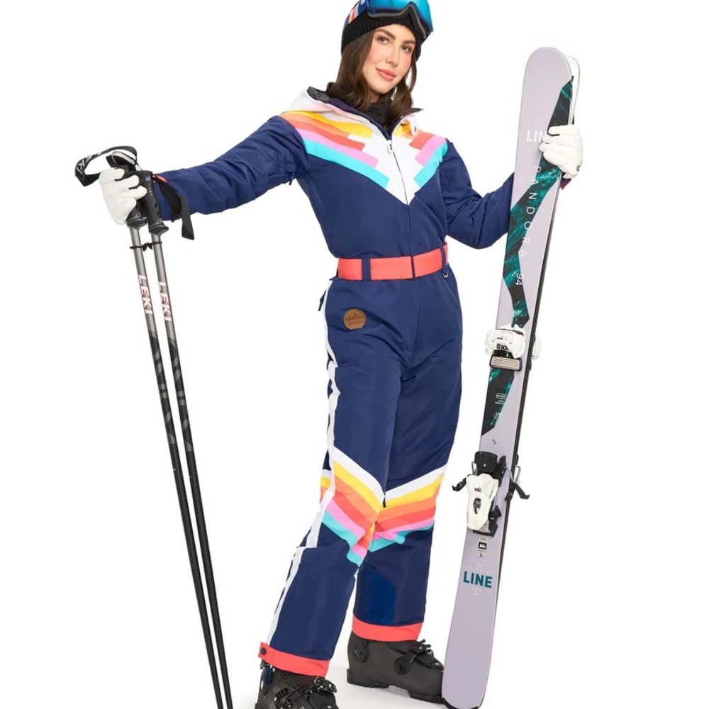 Tipsy Elves Colorful Chevron Ski Jumpsuit